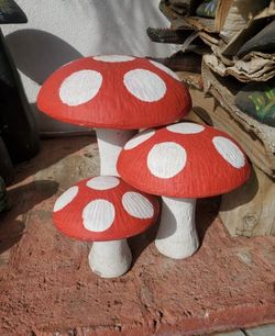 New Concrete Mushroom Decorations for Lawn And Garden