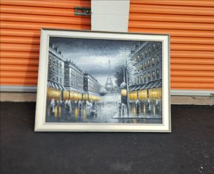 Large Paris art frame