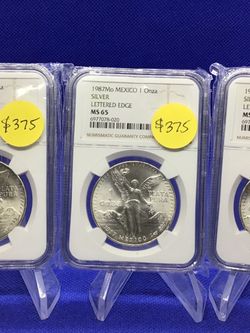 1987 1oz Libertad NGC MS65