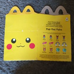 Pokemon Mc Donald's Happy Meal