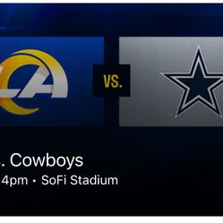 LA Rams Vs Dallas Cowboys