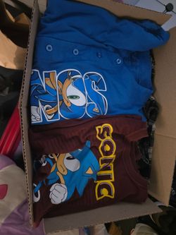 Sonic the Hedgehog Graphic T-Shirts Lot of 2