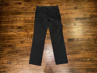 Nike Golf Pants Black Performance Dri Fit Size 34x34 Stretch Preppy