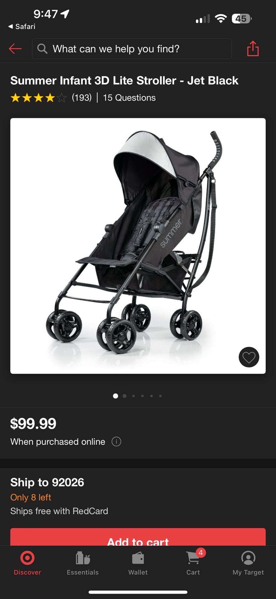Summer Infant Lite Stroller