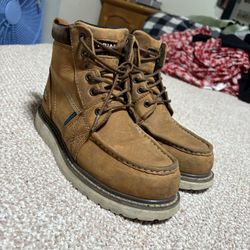 Ariat Womens Rebar Wedge Waterproof Work Boot Size 7 Construction Boot