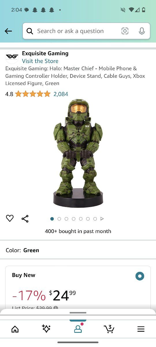 Halo Master Chief Controller Holder Stand