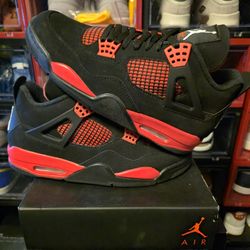 Jordan 4 Red Thunder Sz 10.5 DS