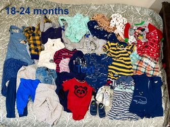 Baby boy clothes 18 -24 months 29 pieces/ Ropa de bebe niño