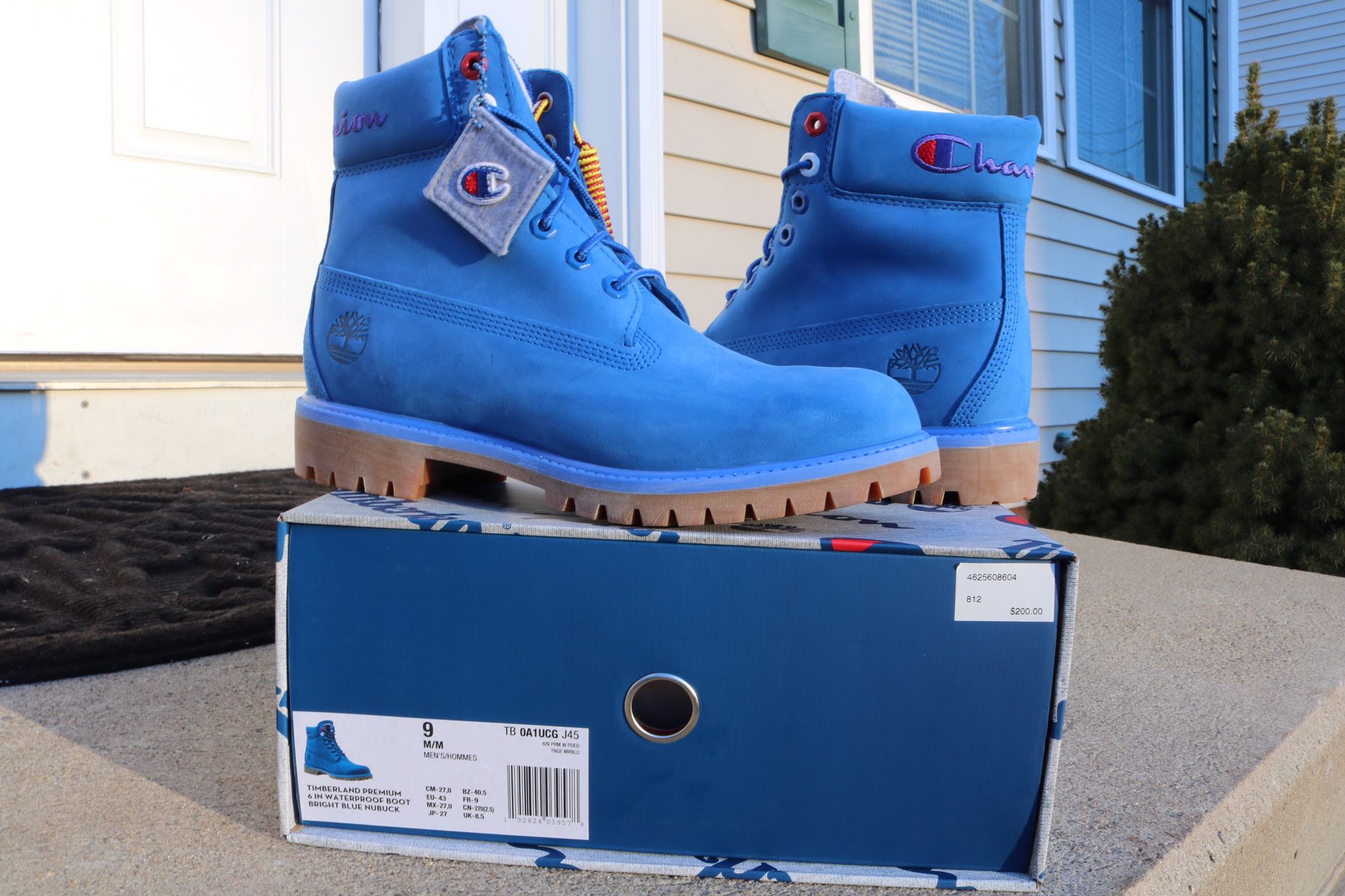 Timberland X Champion Blue Surf Boots for Sale in New Britain, CT 