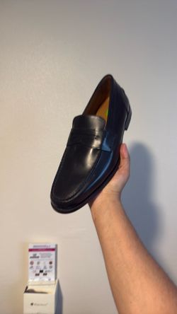 NWD Rockport Men's Black Park Drive Penny Loafers Sz 9.5 WIDE MSRP $180