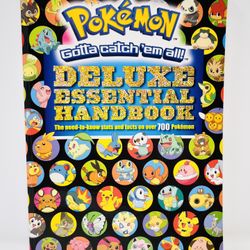 Pokémon Deluxe Essential Handbook Pokedex Guide Book Stats & Facts 700 Pokemon