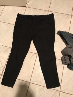 Mossimo Black mid rise jeggings stretch size 18
