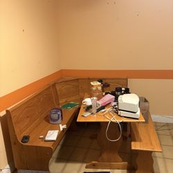 Dining Room Booth With Table OBO
