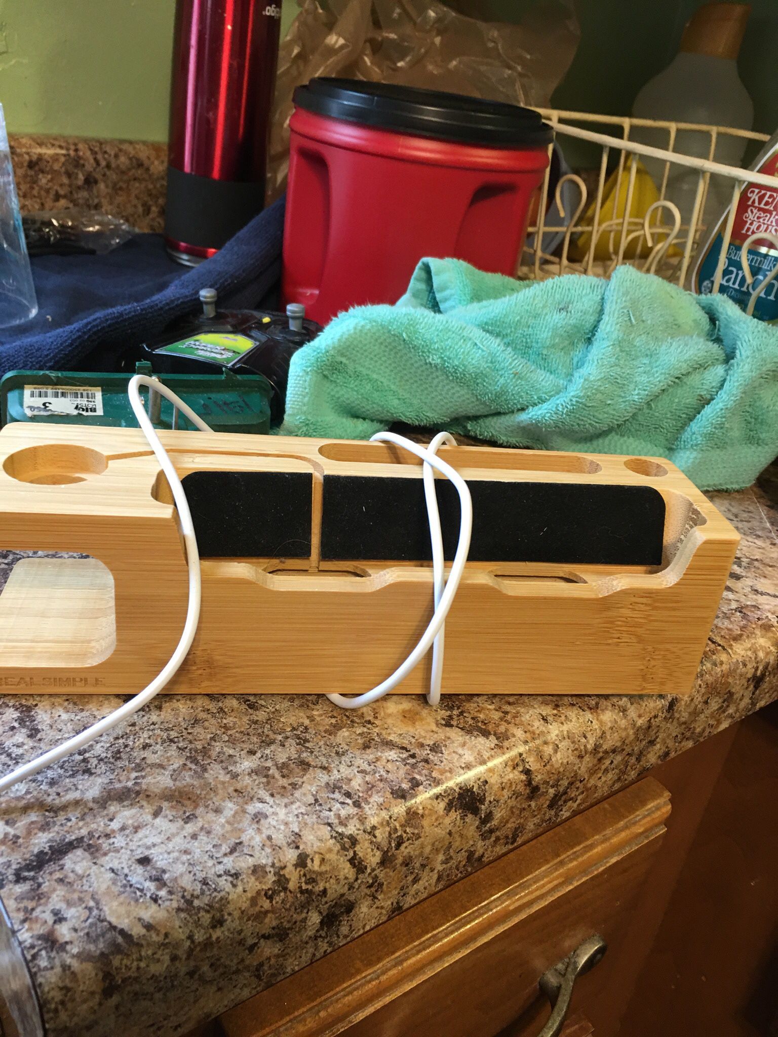 Wooden Phone Cradle