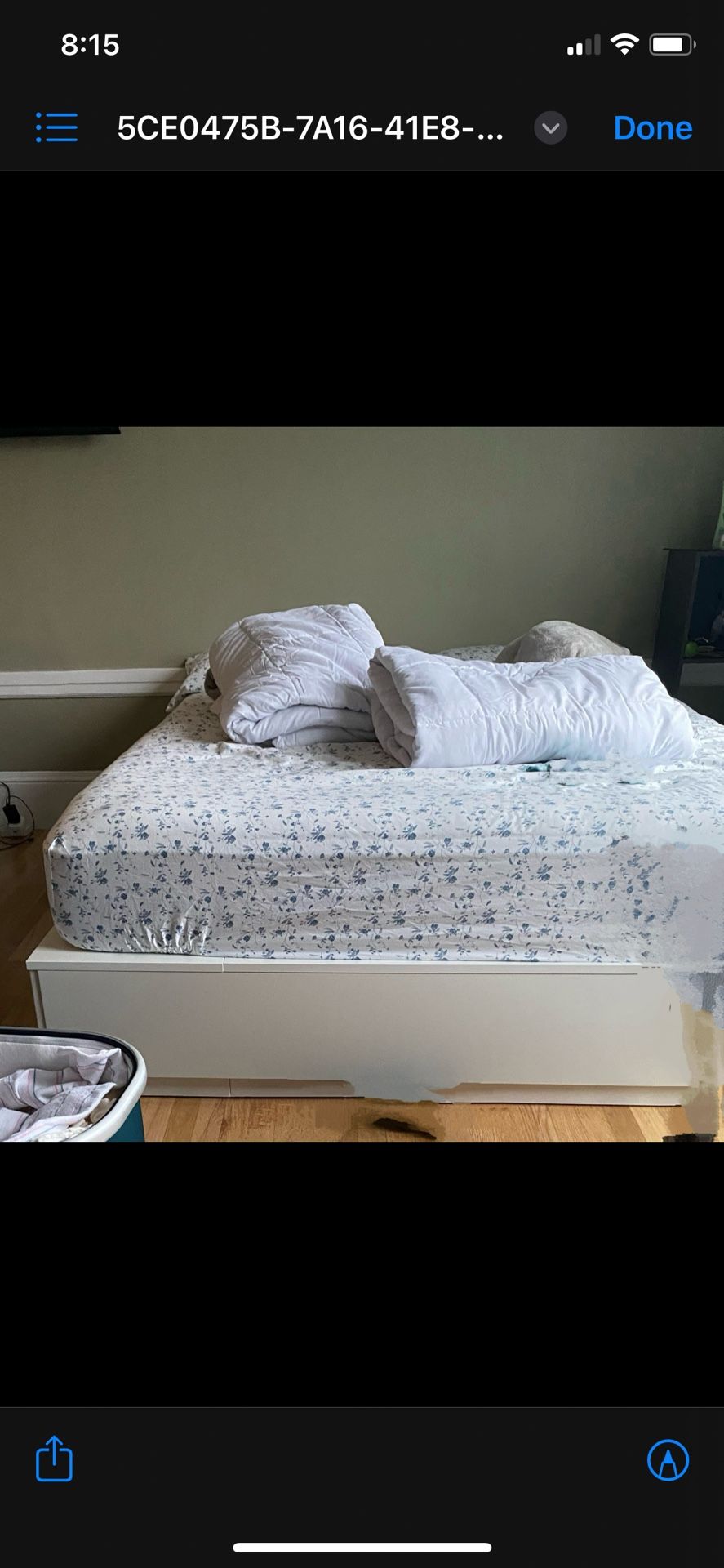 IKEA Nordli Bed With Storage Already Dismantled And Ready To Go 