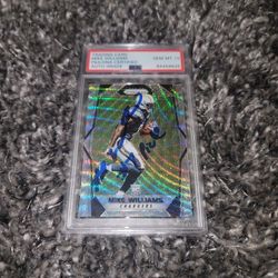 Mike Williams Signed 2017 Blue Wave Prizm Rookie Card /149 PSA GEM MT 10 AUTO