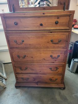 TIMBERCREST DRESSER 54 H X 39 L X 19 D