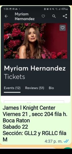 Myriam Hernadez HOY Sabado 22 OCTUBRE