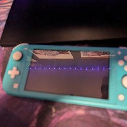 Nintendo Switch Lite (Blue) With 64gbite Memory Card