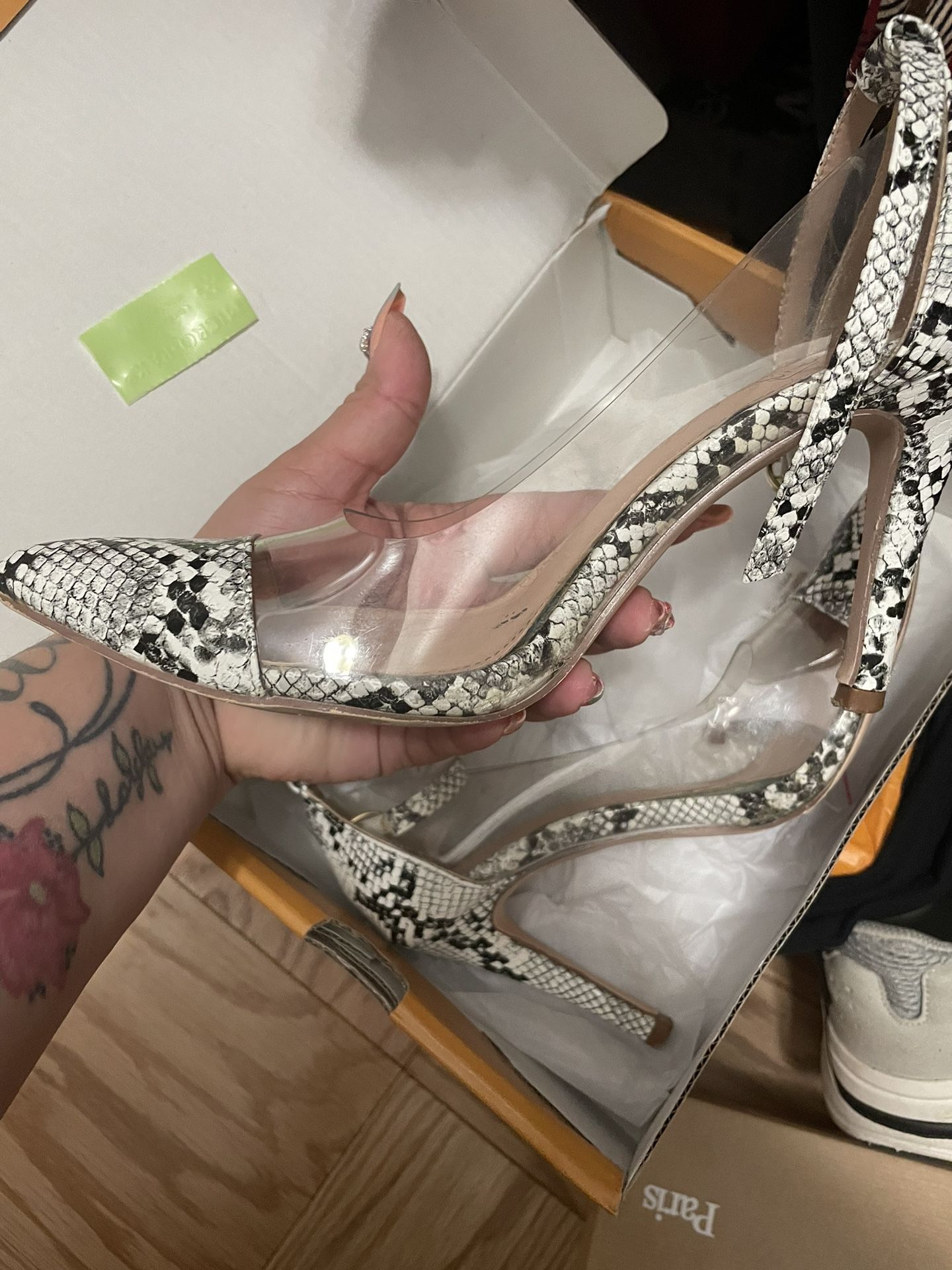 Snakeskin Heels