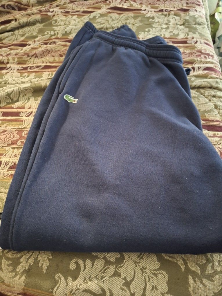 Gently Used Lacoste Navy Blue Sweat Pants W42 L30
