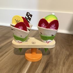 German Wooden Pretend Play Toys Hape Coffee Crepe And Pita Set