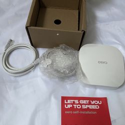 Amazon eero Pro 6 tri-band mesh Wi-Fi 6 router with built-in Zigbee smart home hub