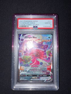 Gengar VMAX PSA 10 Fusion Strike Pokemon