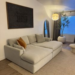 Cloud Double Chaise Sofa ( Delivery Available ) 