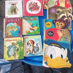 Vintage Children's Board Books Collection