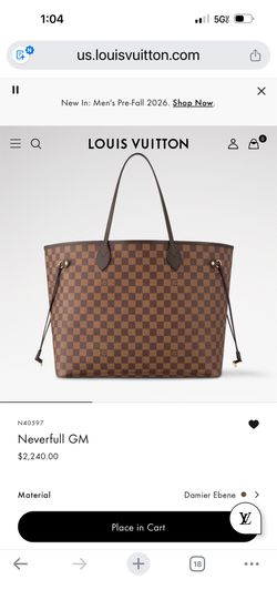 AUTHENTIC GM NEVERFULL IN EXCELLENT CONDITION
