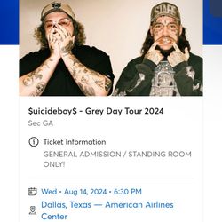 $uicideboy$ ticket   dallas august 14