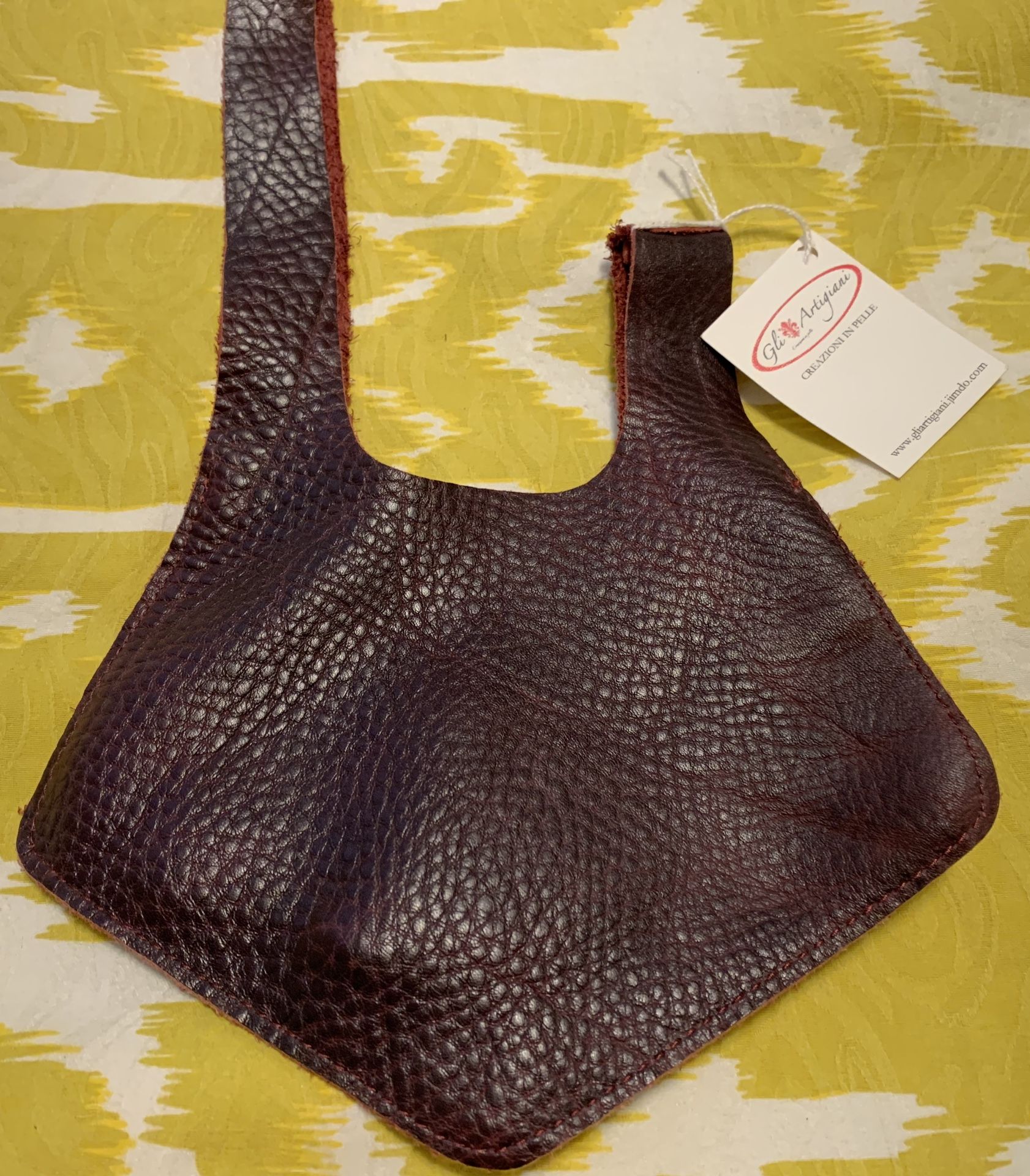 Leather Wrist Satchel