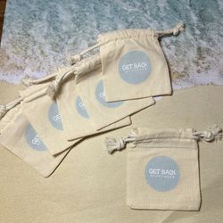 Get Back Surfer Necklaces Cotton Burlap Baggies (no necklaces) 