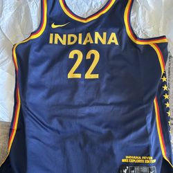 Caitlin Clark Indiana Fever Nike Unisex 2024 WNBA Draft Explorer Edition Victory Player Jersey - Navy