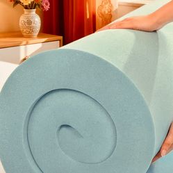 Split CA King 3 inch foam mattress topper (two pieces)