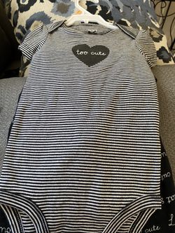 New baby girl onesie and pants set