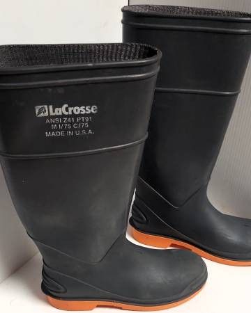LaCrosse Steel Safety Toe Rubber Waterproof Boots