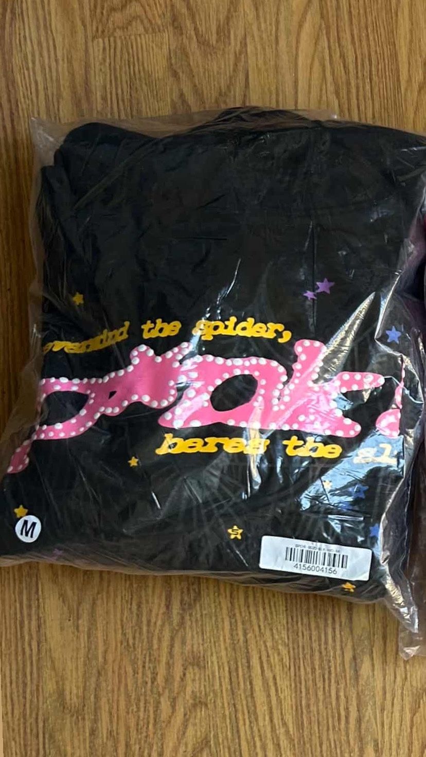 Pink Black Spider Hoodie
