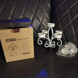 Twine Wine Bottle Candelabra Votive Holder