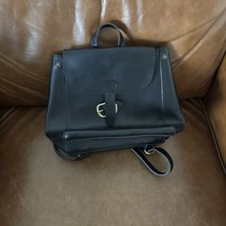 Faux Leather Backpack