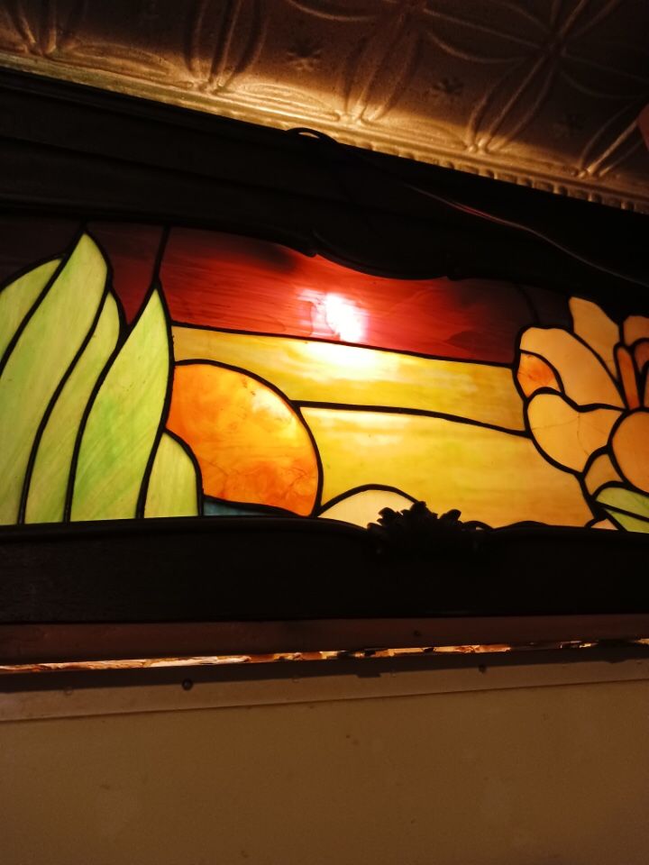 Stained Glass Window, 14” X 30”