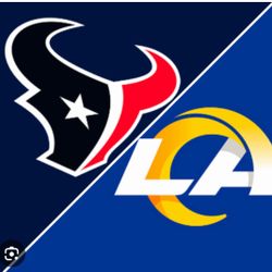 LA Rams Vs Texans Sun 7 Sept: 4 Seats 300 Level