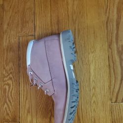 Pink Timberlake Boots 6.5