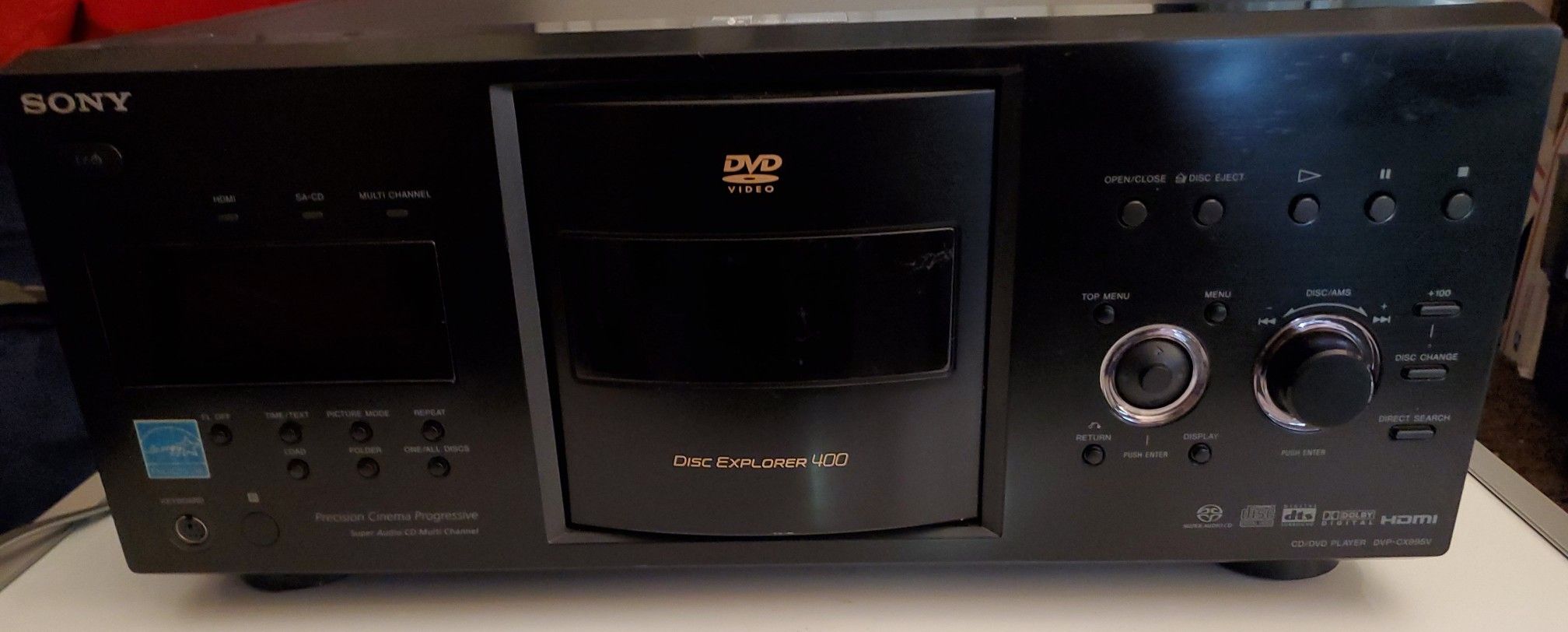 Sony disc explorer 400 - dvd and cd player