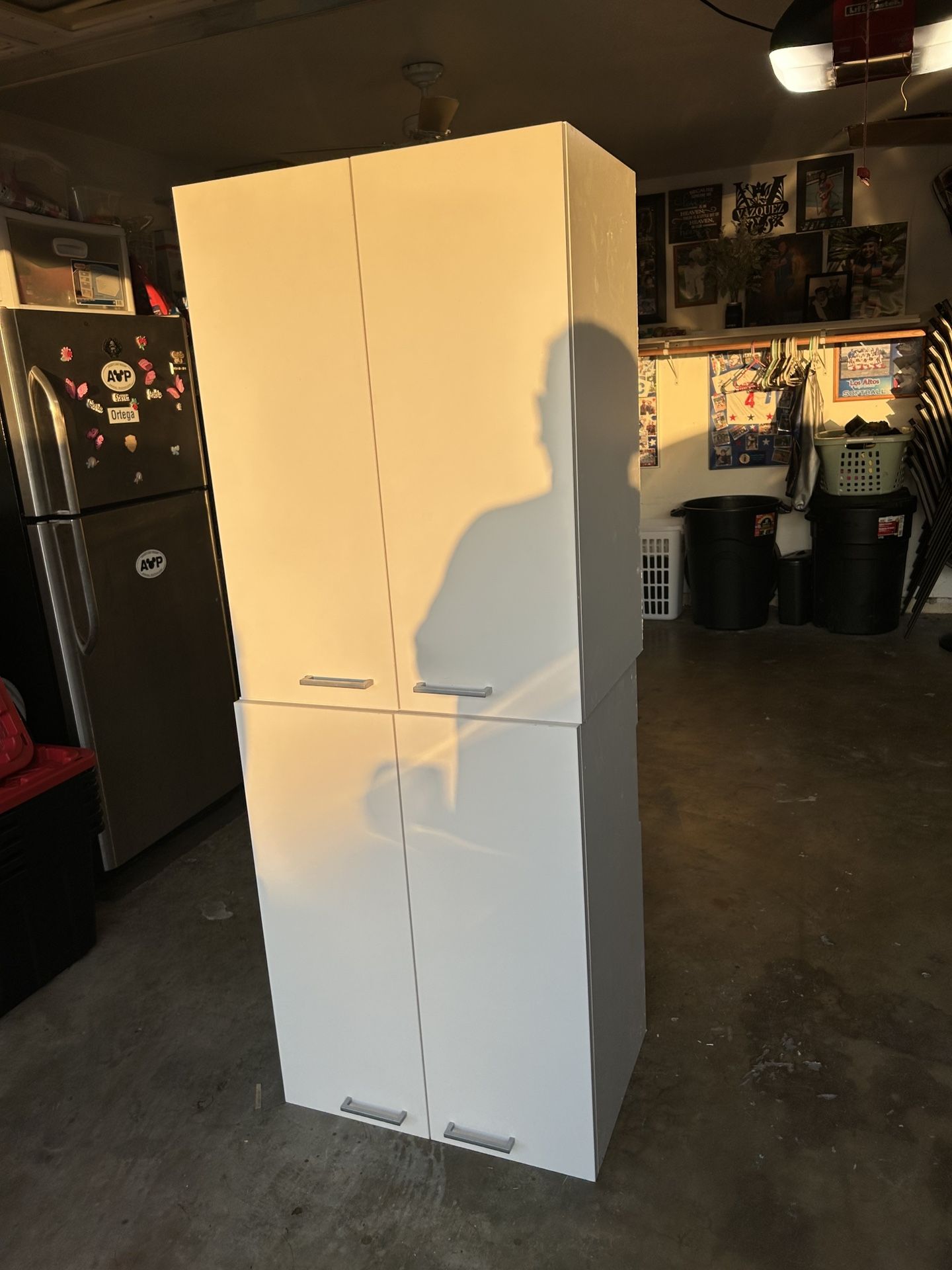 cabinets (white)