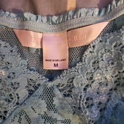 NEW Vintage Victoria's Secret light blue lace camisole, potentially from the early 2000s-$40