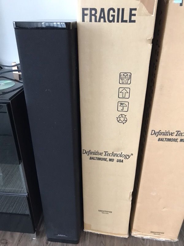 2 Tower Speakers - Definitive Tech BP6 Bi-Polar