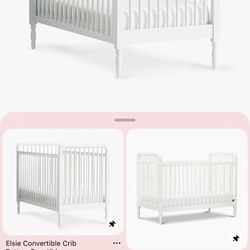 Elsie Baby  Crib Pottery Barn Like New White