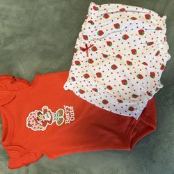 Strawberry Shortcake Baby Girl Set 